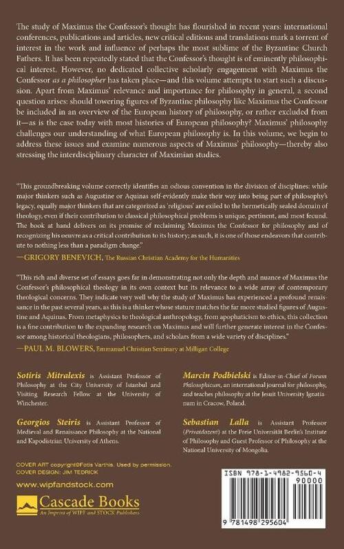 Maximus the Confessor as a European Philosopher