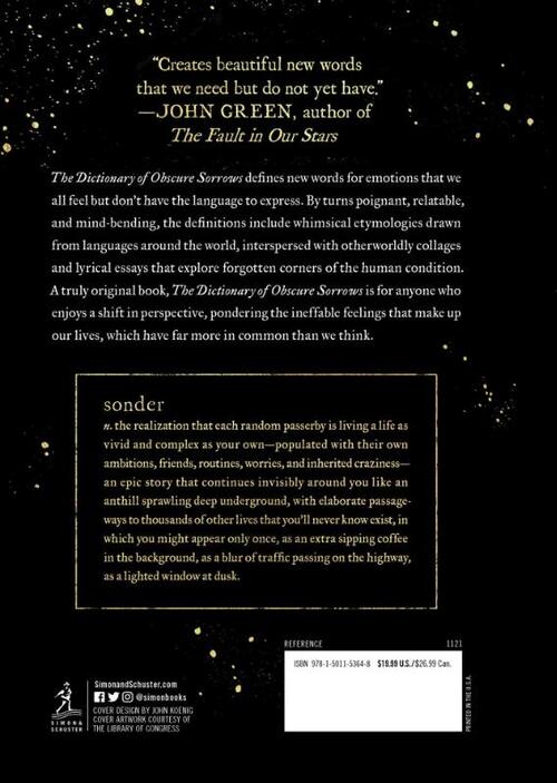 The Dictionary of Obscure Sorrows