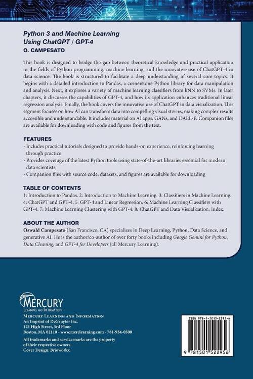 Python 3 and Machine Learning Using ChatGPT/GPT-4