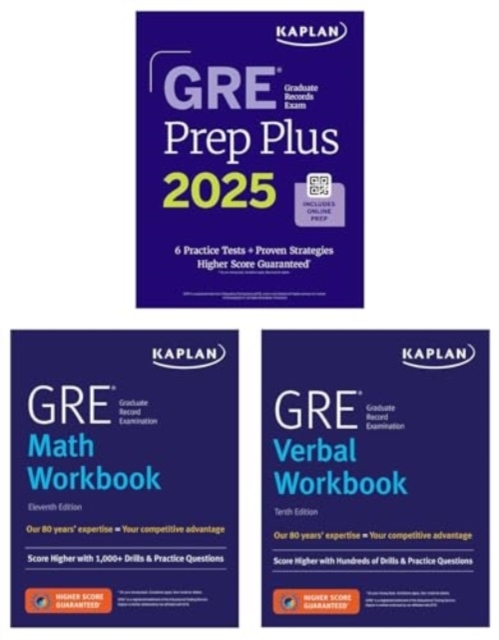 GRE Complete Ninth Edition (2026): Includes 6 Full Length Practice Tests, 2500+ Practice Questions + Online Access to 1000+ Question Bank, Video Explanations, and a Kaplan Live Online Class