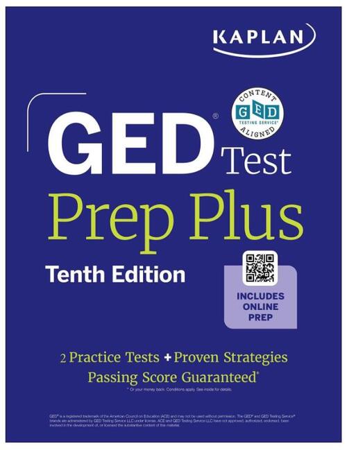 GED Test Prep Plus, Tenth Edition (2026): Includes a Diagnostic Pretest, 2 Full Length Practice Tests, 1000+ Practice Questions, and 60+ Online Videos