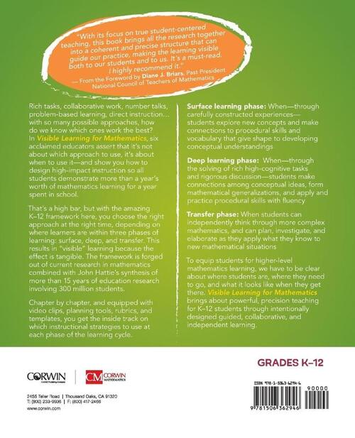 Visible Learning for Mathematics, Grades K-12