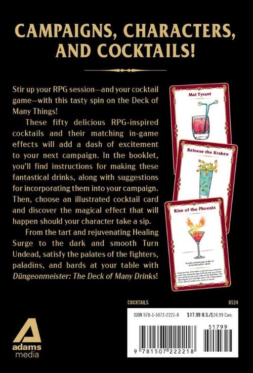 Dungeonmeister: The Deck of Many Drinks