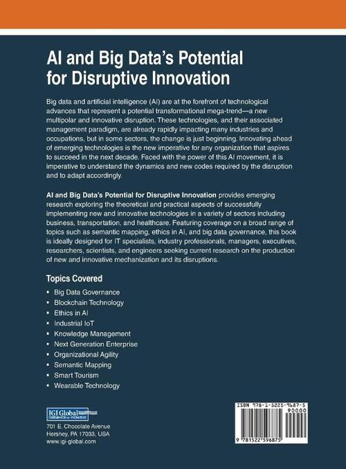 AI and Big Data's Potential for Disruptive Innovation