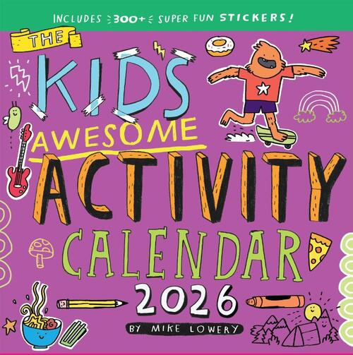Kid's Awesome Activity Wall Calendar 2026