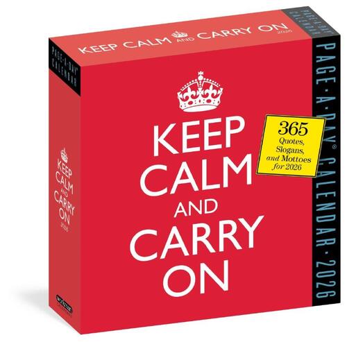 Keep Calm and Carry On Page-A-Day® Calendar 2026