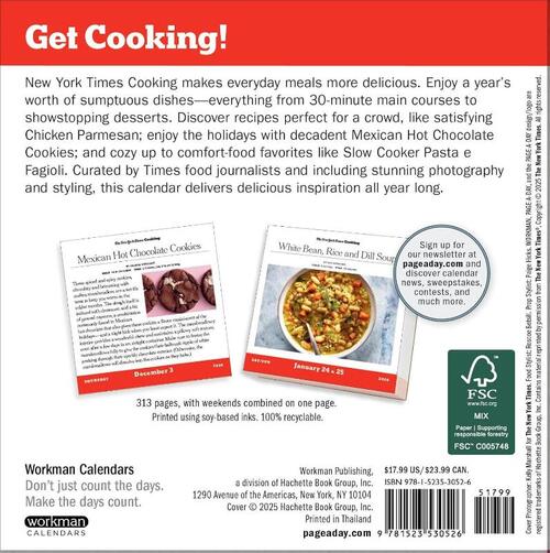 New York Times Cooking Page-A-Day® Calendar 2026