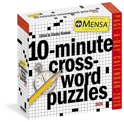 Mensa 10-Minute Crossword Puzzles Page-A-Day(r) Calendar 2026