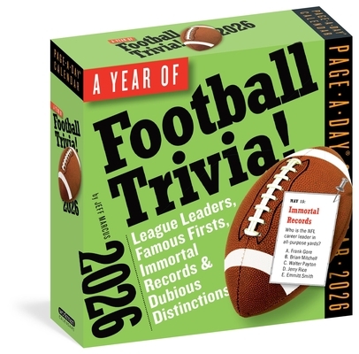 Year of Football Trivia! Page-A-Day® Calendar 2026
