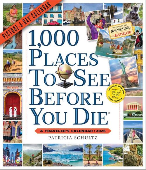 1,000 Places to See Before You Die Picture-A-Day® Wall Calendar 2026
