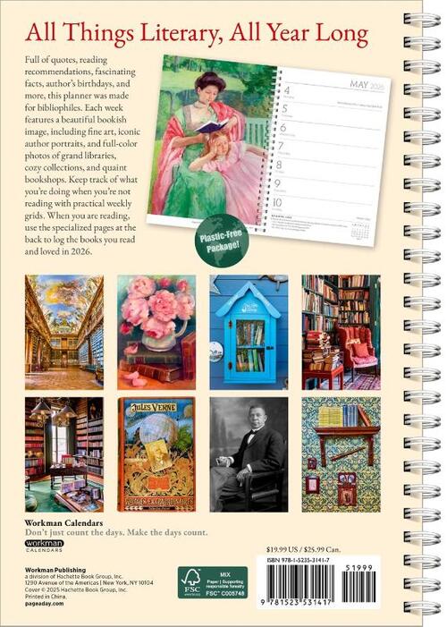 A Book Lover's Year Engagement Calendar 2026