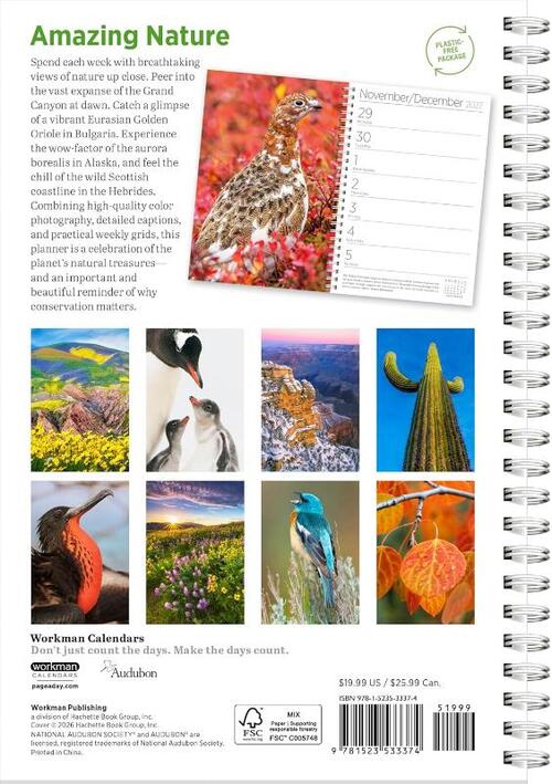 Audubon Engagement Calendar 2027