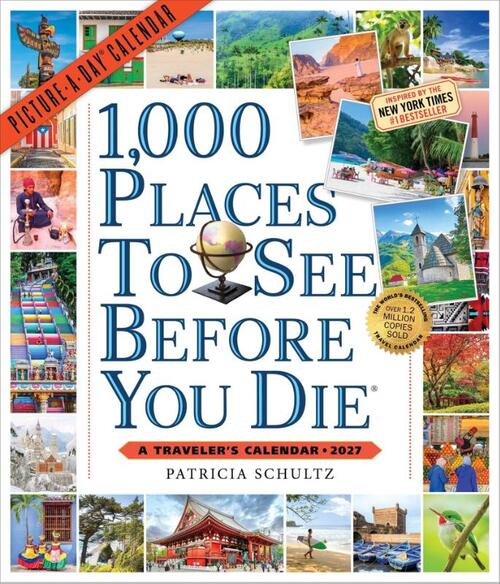 1,000 Places to See Before You Die Picture-A-Day® Wall Calendar 2027