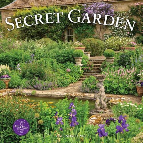 Secret Garden Wall Calendar 2027