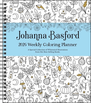 Johanna Basford 12-Month 2026 Weekly Coloring Calendar
