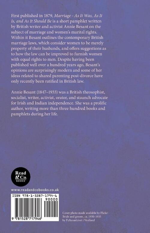 Marriage - As It Was, As It Is, and As It Should Be