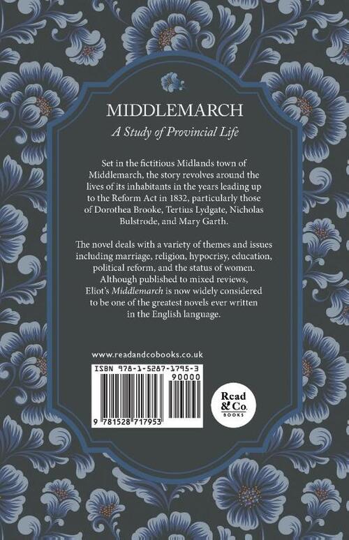Middlemarch - A Study of Provincial Life