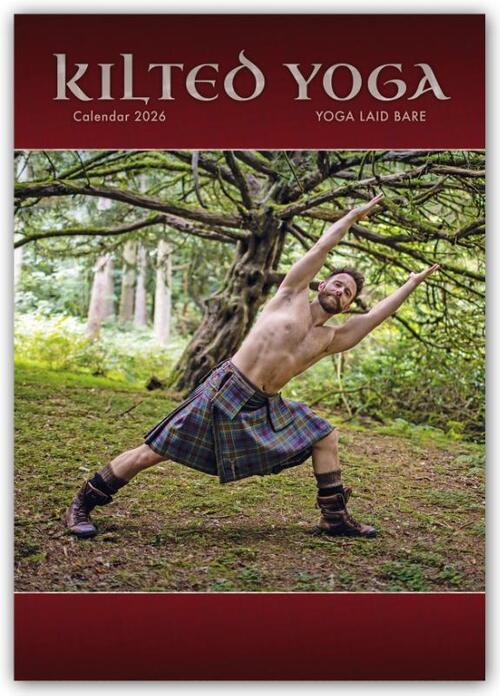 Kilted Yoga A3 Calendar 2026