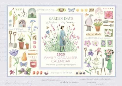 Garden Days Week-to-View Planner A4 Calendar 2025