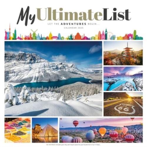 My Ultimate List Square Wall Calendar 2025