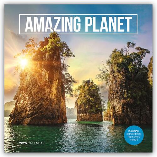 Amazing Planet Square Wall Calendar 2025