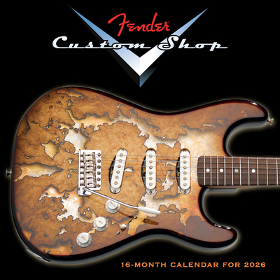 2026 Fender(r) Custom Shop Guitars Wall Calendar