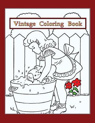 Vintage Coloring Book: Vintage drawings from 1944
