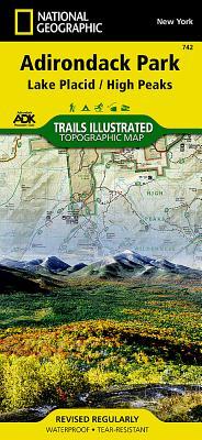 Map-Lake Placid High Peaks Adi