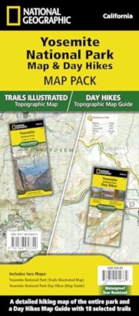 Yosemite National Park Map & Day Hikes [map Pack Bundle]