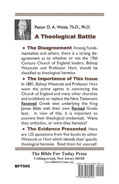 Heresies of Westcott and Hort