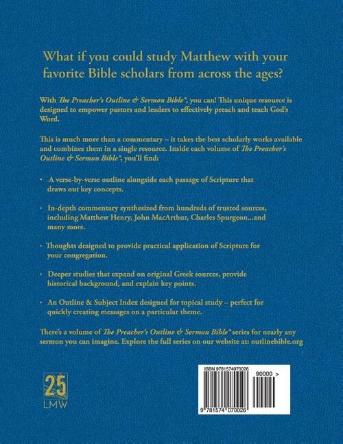 Preacher's Outline & Sermon Bible-KJV-Matthew 2