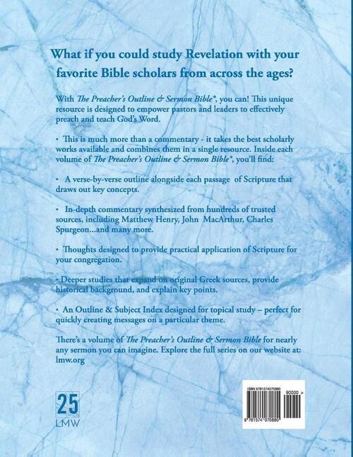 Preacher's Outline & Sermon Bible-NIV-Revelation