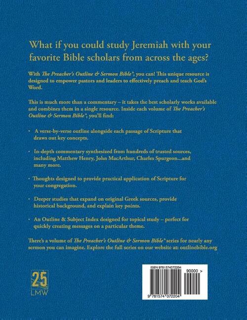 The Preacher's Outline & Sermon Bible - Vol. 25