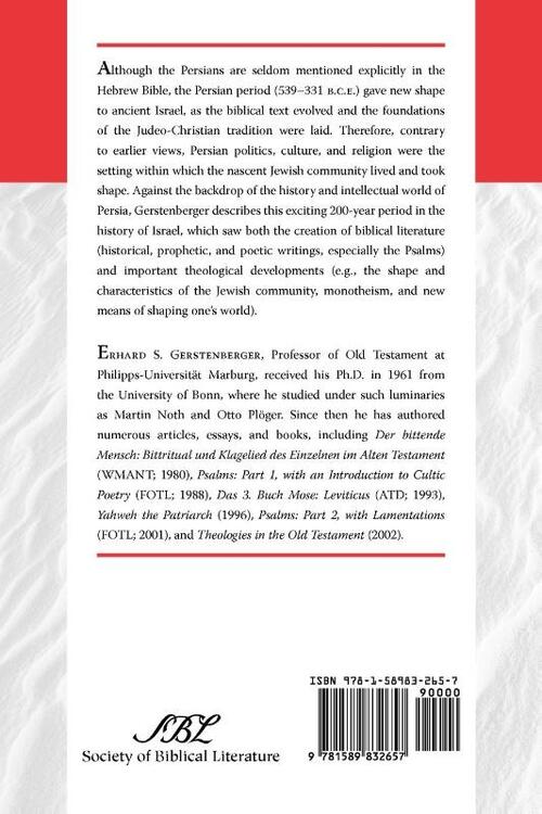 Israel in the Persian Period