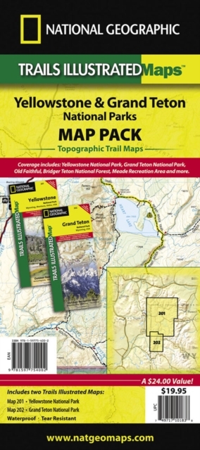 Yellowstone/grand Teton National Parks, Map Pack Bundle