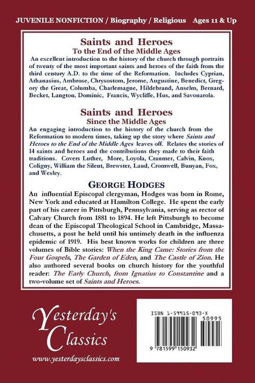 Saints and Heroes to the End of the Middle Ages