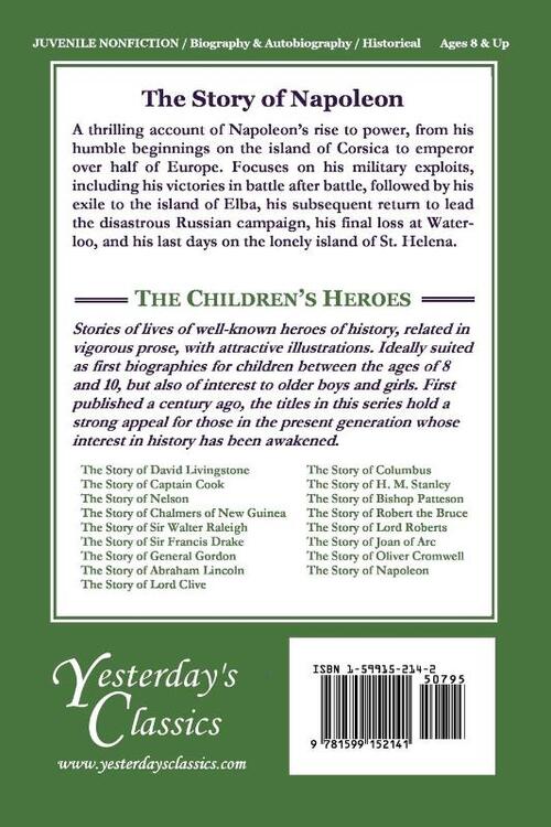 The Story of Napoleon (Yesterday's Classics)