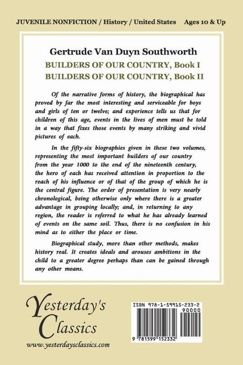 Builders of Our Country, Book II (Yesterday's Classics)