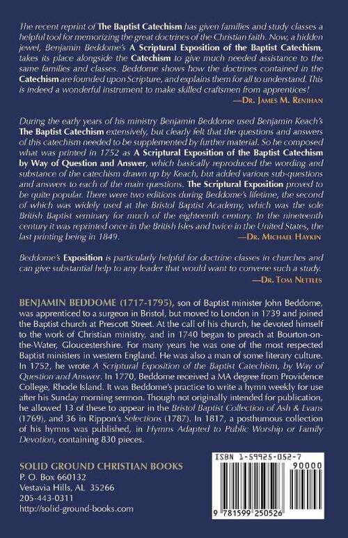 A Scriptural Exposition of the Baptist Catechism