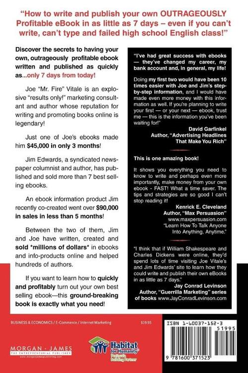 How to Write and Publish Your Own eBook in as Little as 7 Days