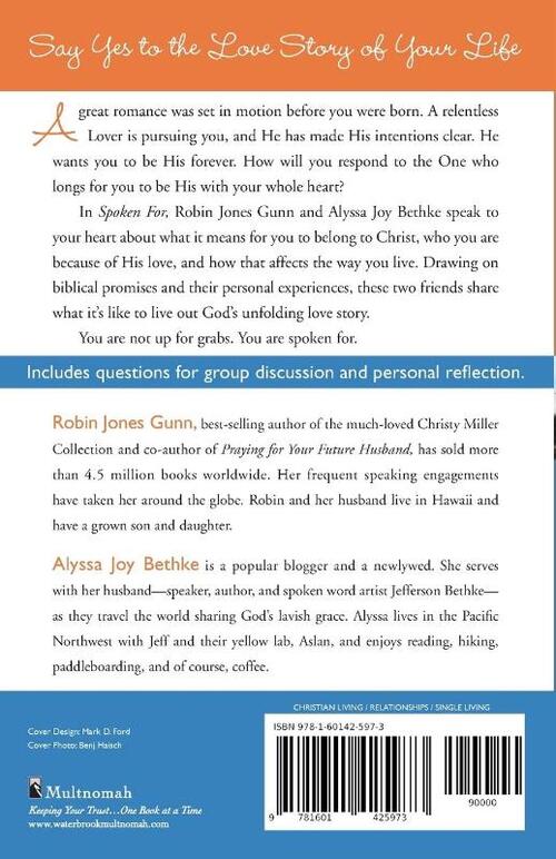Spoken For: Embracing Who You Are and Whose You Are