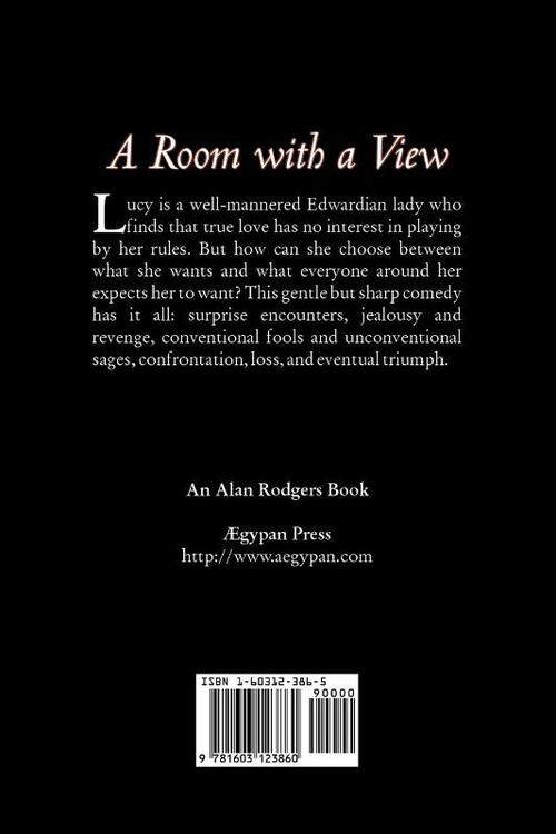A Room with a View by E.M. Forster, Fiction, Classics