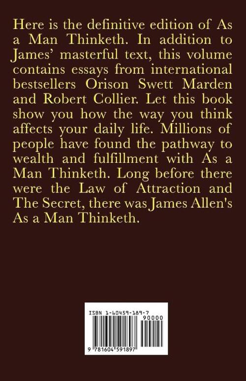 As A Man Thinketh