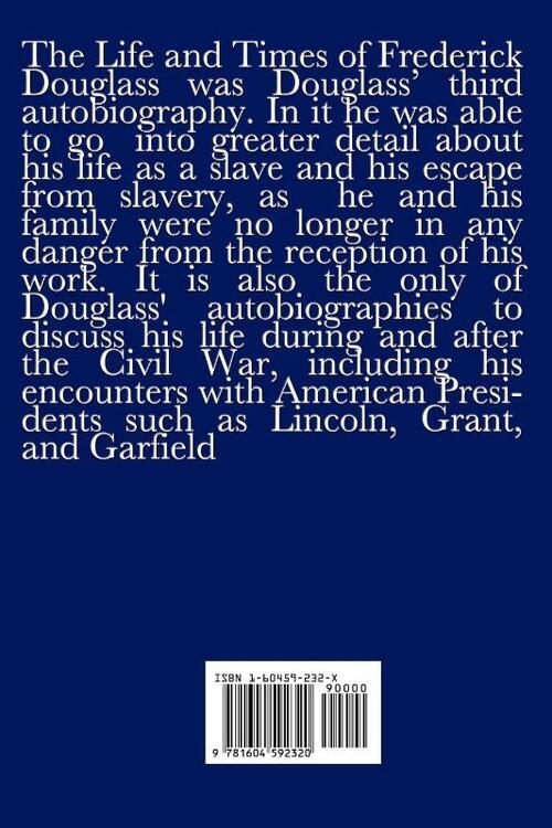 Life and Times of Frederick Douglass (an African American Heritage Book)