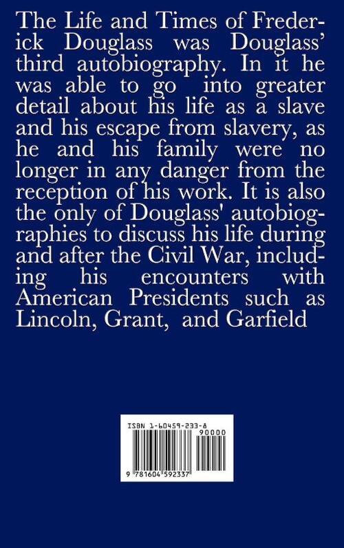 Life and Times of Frederick Douglass (an African American Heritage Book)