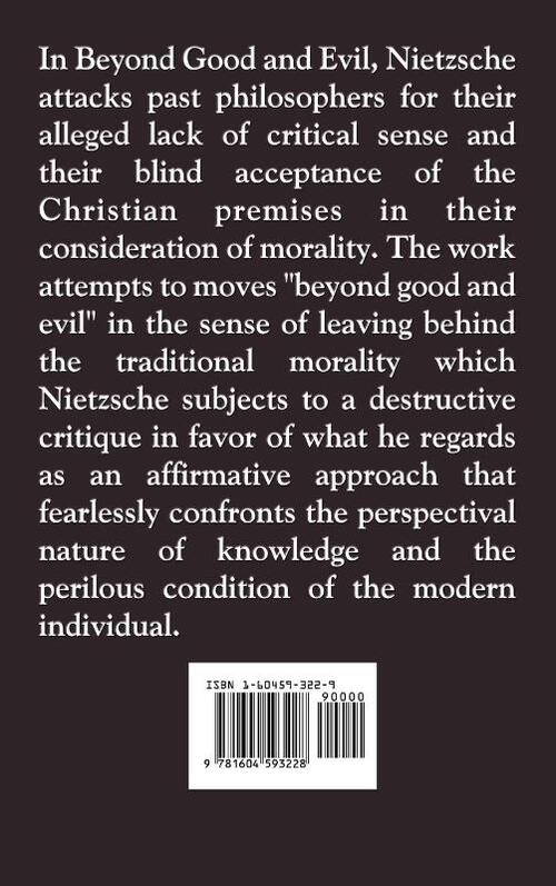 Beyond Good and Evil