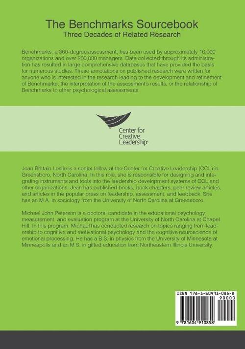 The Benchmarks Sourcebook