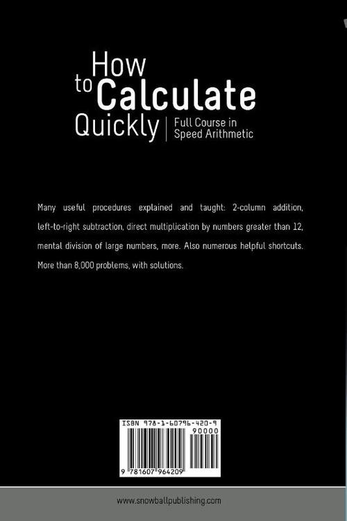How to Calculate Quickly