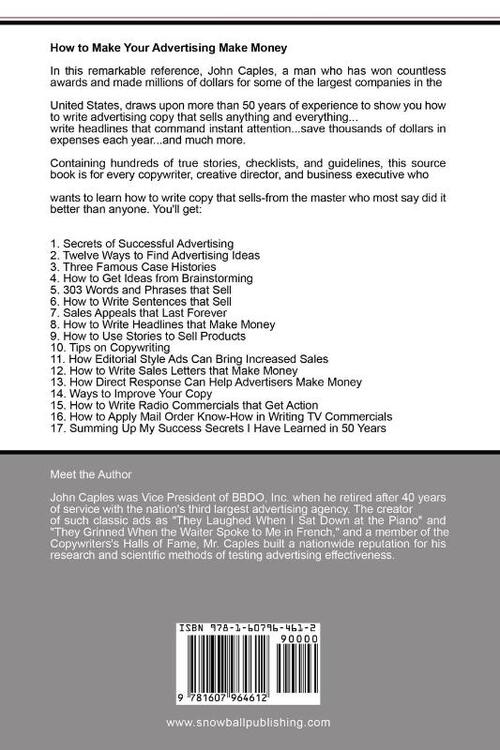 How to Make Your Advertising Make Money