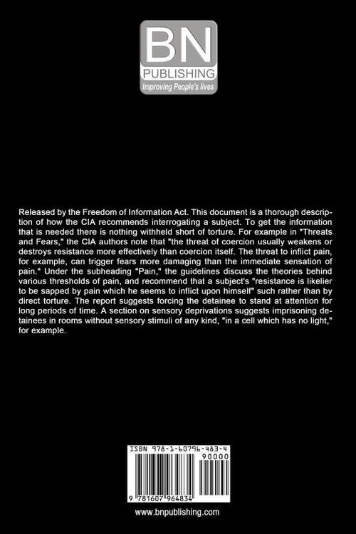 The CIA Document of Human Manipulation